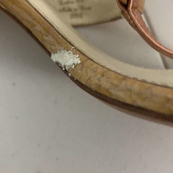 ELIE TAHARI OPEN TOE LEATHER SANDALS SIZE 9.5 - Picture 6 of 7